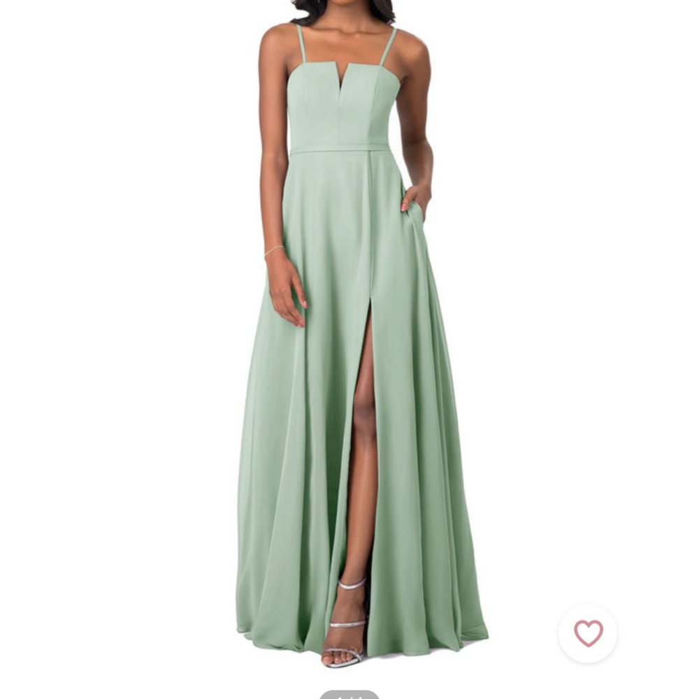 NWT Azazie Janneth Agave A6 NWT AGAVE